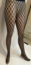 Load image into Gallery viewer, Chanel 09P 2009 Spring fishnet stockings black tights hosiery Sz Large