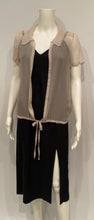 Load image into Gallery viewer, Vintage Chanel 00C, 2000 Cruise Resort Black Linen Dress FR 36 US 2
