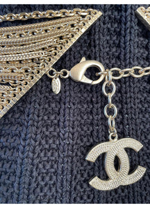 Chanel 07P 2007 Spring Gold Multi Strand Chain Belt Necklace