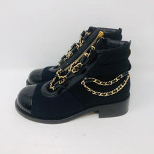Load image into Gallery viewer, CHANEL 15A Paris Salzburg Charm chains Ankle Boots EU 39