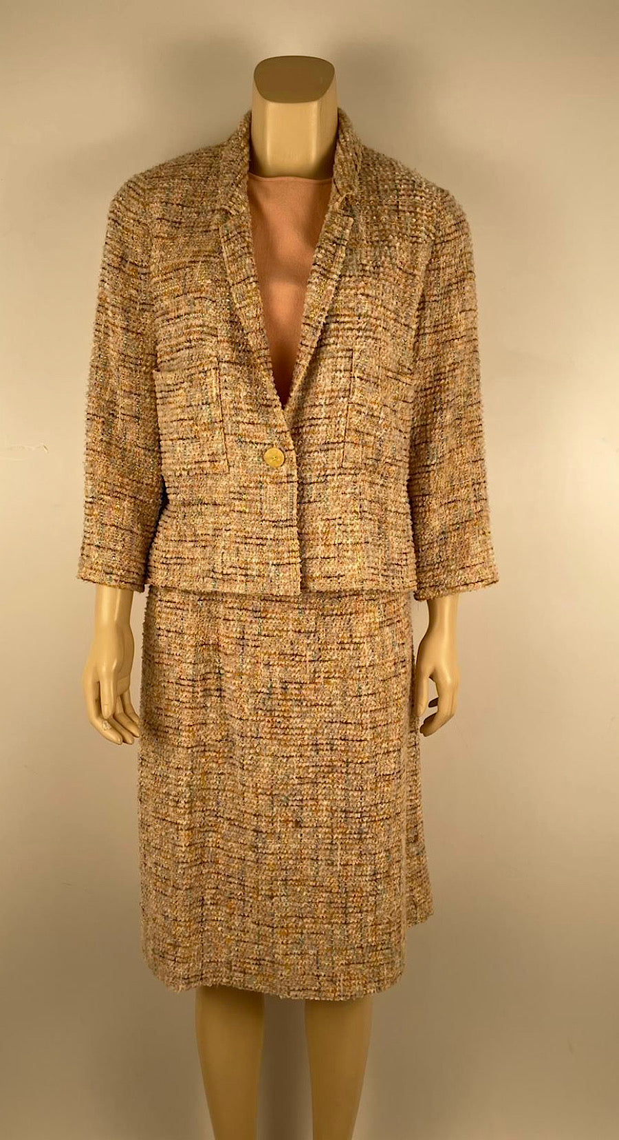 HelensChanel Vintage Tweed Suit Jacket Set