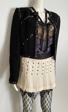 Load image into Gallery viewer, Rare Chanel 05P, 2005 Spring Black Satin Lace Blouse Top FR 36 US 6/8