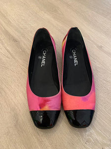 Chanel 15P 2015 Spring Water Color Flats EU 38C US 8.5 Wide