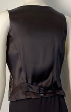 Load image into Gallery viewer, Chanel 03C 2003 Cruise Resort Silk Charmeuse Vest with black sequins FR 42