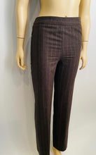 Load image into Gallery viewer, Vintage Chanel Identification 99A, 1999 Fall Gray Brown Pinstripe Pant Suit Set FR 34 US 2
