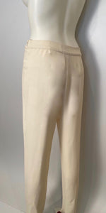 Vintage Chanel 03P, 2003 Spring Ivory Trouser Pants FR 36