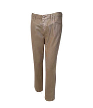 Load image into Gallery viewer, Chanel 09P, 2009 Spring Light Gold Straight Leg Jeans Pants FR 38 US 6/8