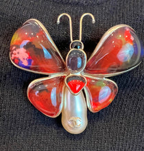 Load image into Gallery viewer, Rare Chanel Butterfly 15P 2015 Spring Brooch Pin