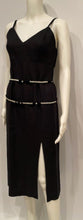 Load image into Gallery viewer, Vintage Chanel 00C, 2000 Cruise Resort Black Linen Dress FR 36 US 2