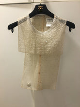 Load image into Gallery viewer, Rare Chanel 14P Runway 2 Piece Swarovski Crystal Blouse FR 36