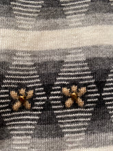 Load image into Gallery viewer, Chanel 07A 2007 Fall striped beaded Cashmere Tunic Sweater Jumper FR 34
