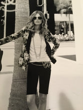 Load image into Gallery viewer, Chanel chain cursive belt/necklace worn at the waist - from the Chanel catalog