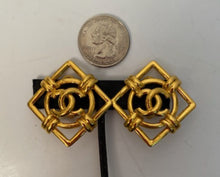 Load image into Gallery viewer, 1980’s Collection 29 cut Out CC Logo Clip On Earrings