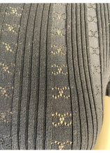 Load image into Gallery viewer, Chanel 05P, 2005 Spring Black Cotton knit interlocking CC logo Blouse top FR 40 US 2/4