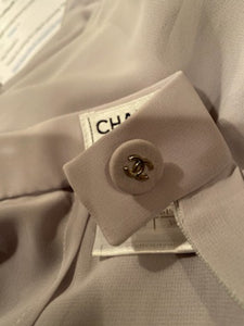 Vintage Chanel 98C 1998 Cruise Resort Grey Skirt FR 38 US 4