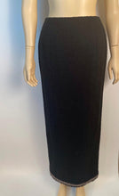 Load image into Gallery viewer, 98A 1998 Fall NWOT Vintage Chanel Black Skirt Suit FR 38