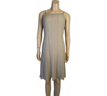 Load image into Gallery viewer, Chanel 04P 2004 Spring Beige Taupe Silk Dress FR 42 US 6/8