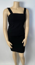 Load image into Gallery viewer, 96P, 1996 Spring Vintage Chanel Black wool cocktail Dress FR 44