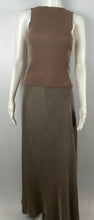 Load image into Gallery viewer, 99P, 1999 Spring Vintage Chanel brown 4 piece Outfit Dress Set Jacket Skirt Blouse FR 38 US 4/6