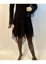 Load image into Gallery viewer, Chanel 09A 2009 Fall Runway Black Sweater Dress FR 34 US 4