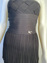 Load image into Gallery viewer, Chanel 08C 2008 Cruise Black Pleated Skirt Set Dress FR 36 US 4