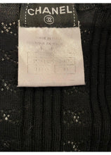 Load image into Gallery viewer, Chanel 05P, 2005 Spring Black Cotton knit interlocking CC logo Blouse top FR 40 US 2/4
