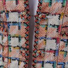 Load image into Gallery viewer, NWT Chanel Vintage 98C 1998 Cruise Resort Fall Beaded Camellia Jacket FR 38 US 6