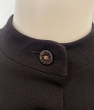 Load image into Gallery viewer, Chanel 02A 2002 Fall Black Collarless Jacket FR 34 US 2/4
