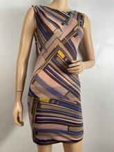 Load image into Gallery viewer, Chanel 09C 2009 Cruise Multicolor Stretchy mini Dress FR 38