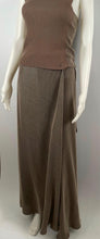 Load image into Gallery viewer, 99P, 1999 Spring Vintage Chanel brown 4 piece Outfit Dress Set Jacket Skirt Blouse FR 38 US 4/6