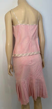 Load image into Gallery viewer, Chanel 03P, 2003 Spring pink camisole top matching Pleated accordion skirt set FR 42 US 8