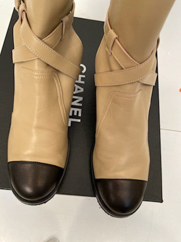 Chanel short sales boots 219