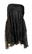 Load image into Gallery viewer, Chanel 05A, 2005 Fall Black Lace Dress/Skirt FR 38