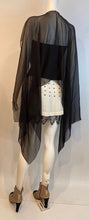 Load image into Gallery viewer, Rare Chanel 01P 2001 Spring Runway Flower Cape Blouse Top FR 38 US 4