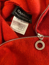 Load image into Gallery viewer, Chanel Identification 00A 2000 Fall Autumn Rust turtleneck Cashmere Sweater Top FR 40 US 4