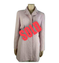 Load image into Gallery viewer, 1990’s Vintage Chanel Boutique pastel pink lilac coat jacket US 4/6/8
