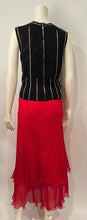 Load image into Gallery viewer, Chanel 02A 2002 Fall Cashmere Silk Black Crystal Blouse Top FR 38 US 4/8