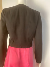 Load image into Gallery viewer, Vintage Chanel 00T, 2000 Transition Collection Black Collarless Short Jacket FR 36