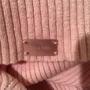 Chanel Pink Ribbed Tank Top Blouse US 4/6