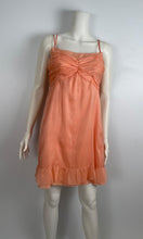 Load image into Gallery viewer, Chanel 07P 2007 Spring Peach Silk mini Dress FR 40
