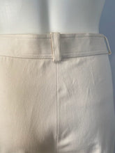 Load image into Gallery viewer, 1997 E97, Chanel Vintage White Cotton Pants -lace up ankles-FR 44 US 8/10