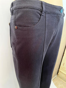 Chanel Black Cotton Low Rider Pant Jeans FR 38 US 4/6