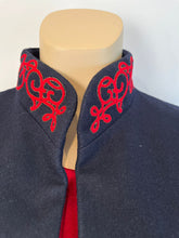 Load image into Gallery viewer, Rare Hard to Find Chanel 15A 2015 Pre-Fall Paris-Salzburg Navy Red Coat FR 40 US 4/6