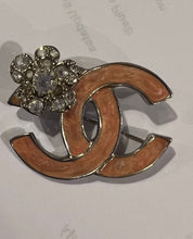 Load image into Gallery viewer, Chanel 04P 2004 Spring Pink CC Crystal Camellia Flower Pin Brooch
