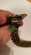 Load image into Gallery viewer, Vintage 97A, 1997 Fall Chanel Bronze Metal Chain link belt 27” generally a US 4