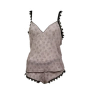 Load image into Gallery viewer, Rare Chanel Vintage 03A 2003 Fall Silk Lingerie 2 Piece sleepwear set boy short tank top camisole FR 40 US 6