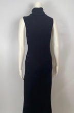 Load image into Gallery viewer, NWT 99A 1999 Fall Vintage Chanel black maxi turtleneck sweater dress FR 40 US 4/6