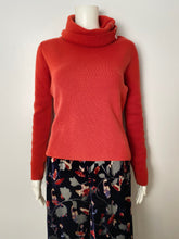 Load image into Gallery viewer, Chanel Identification 00A 2000 Fall Autumn Rust turtleneck Cashmere Sweater Top FR 40 US 4