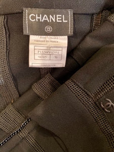 Vintage Chanel 99P, 1999 Spring Black Cardigan Coat Jacket FR 38 US 6