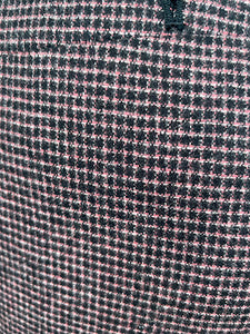 Chanel 05A 2005 Fall Tiny Pink Black Checks Pants Trousers FR 34 US 2/4